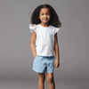 Organic Seersucker Pull-On Short