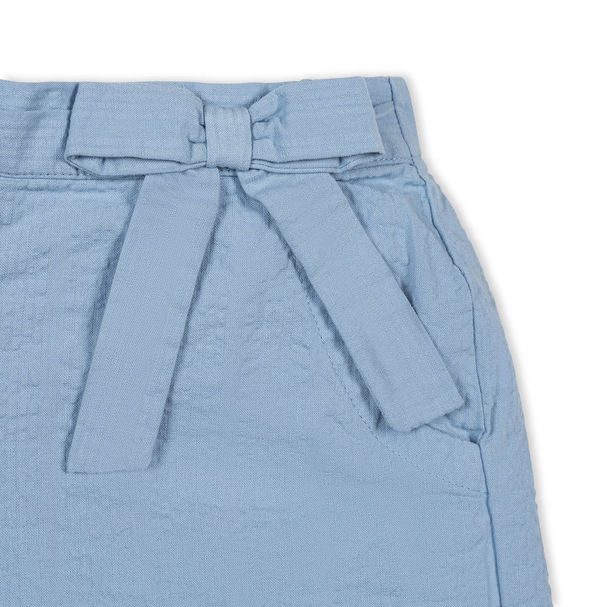 Organic Seersucker Pull-On Short