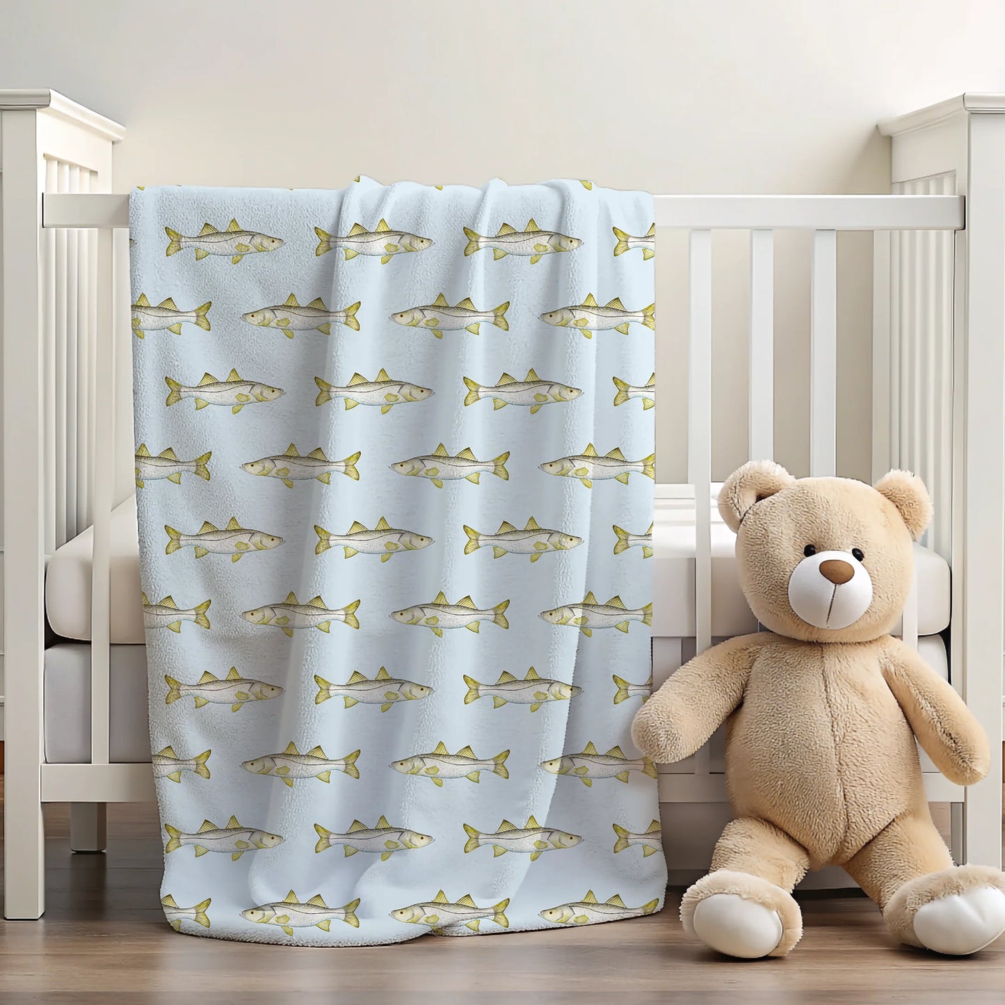 Snook 30x40 Sherpa-backed Minky Blanket