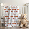 Redfish 30x40 Sherpa-backed Minky Blanket