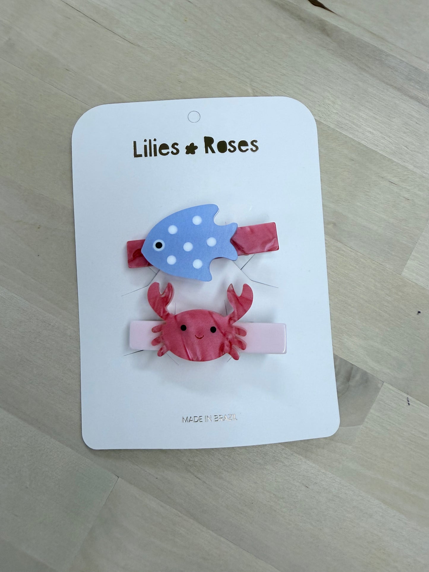 Ocean Friends Crab Hairclip