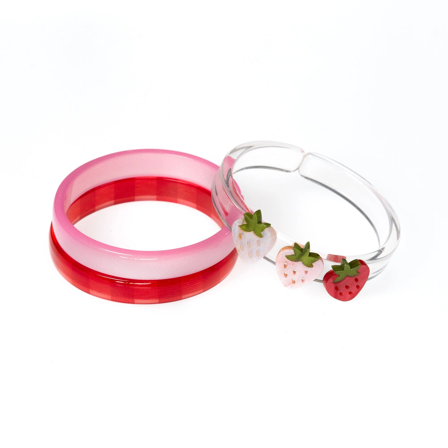 Strawberry Pink Shades Bangles