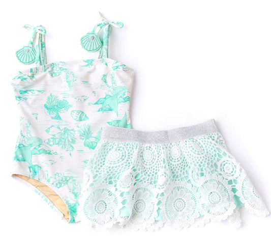 Pom Pom 1 piece & Skirt/Mermaid Toile