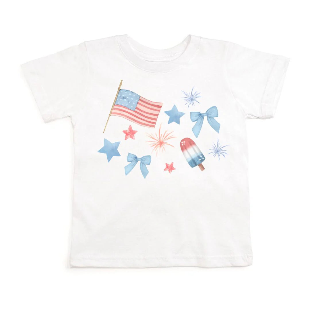 Patriotic Watercolor Tee