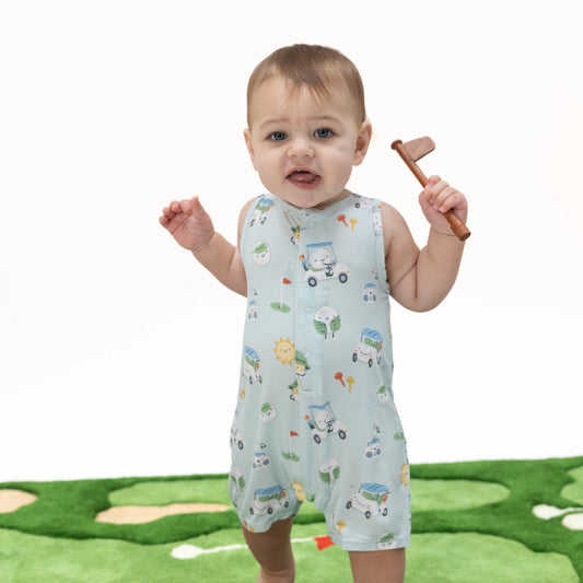 Golf Pros Sleeveless Shorts Romper
