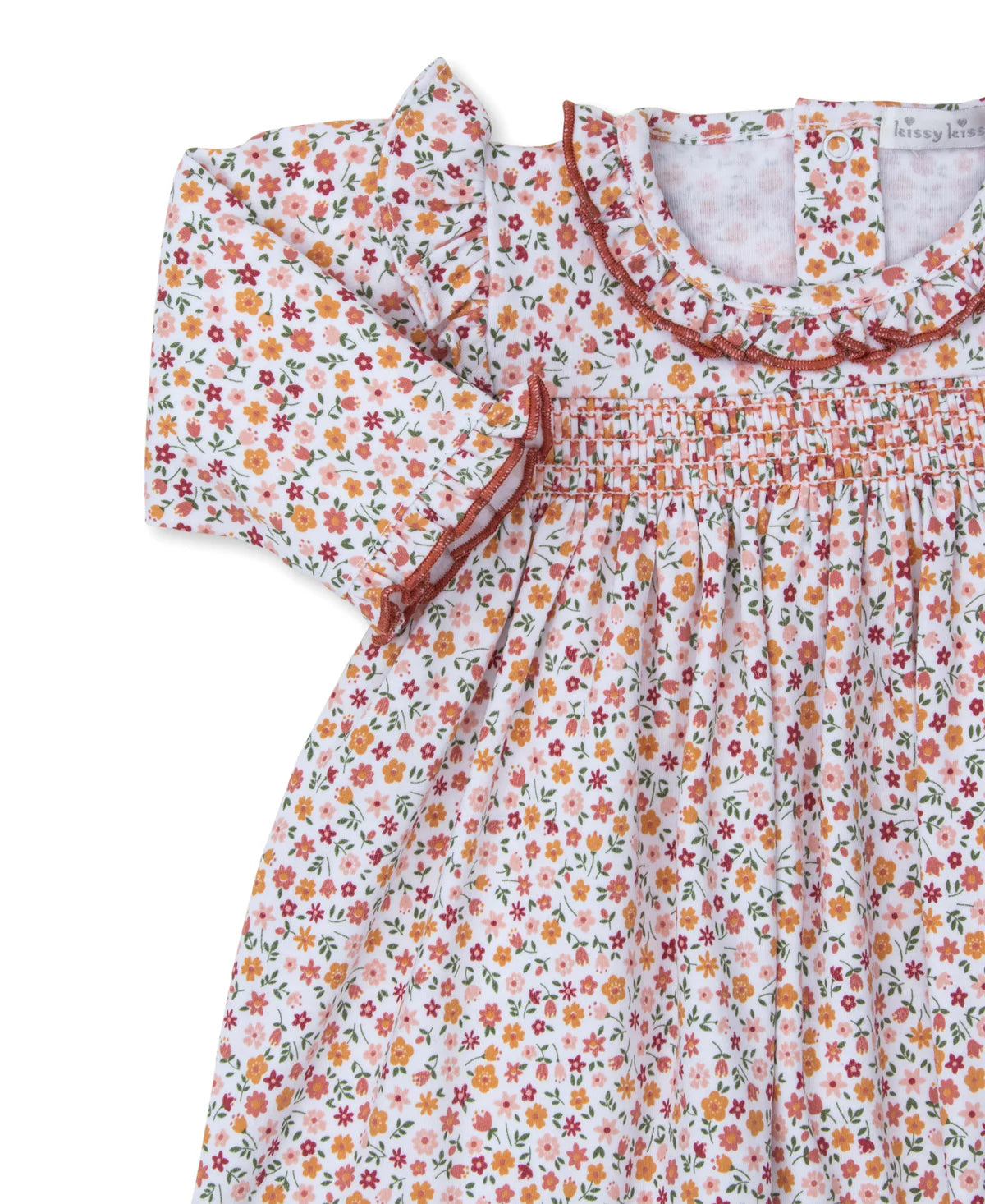 Autumn Blossoms Smocked Dress Set