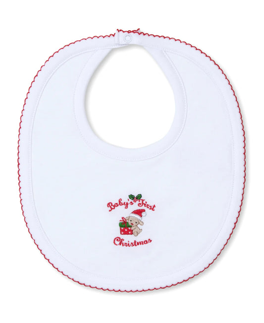 Baby's First Christmas Bib