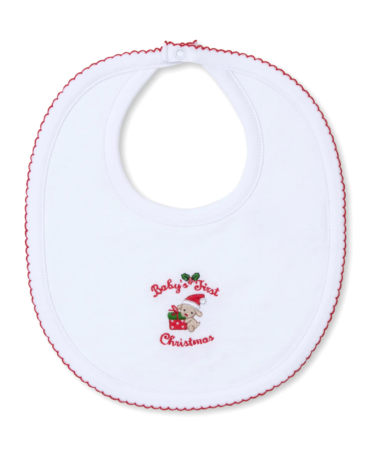 Baby's First Christmas Bib