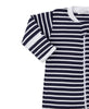 Team Stripes Navy Zip Footie