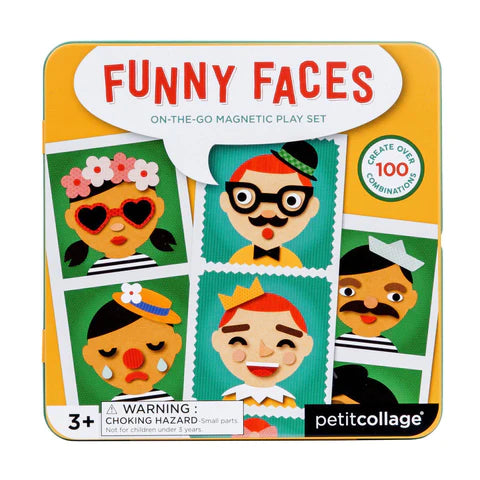 On the Go Magnet Playset/Funny Faces