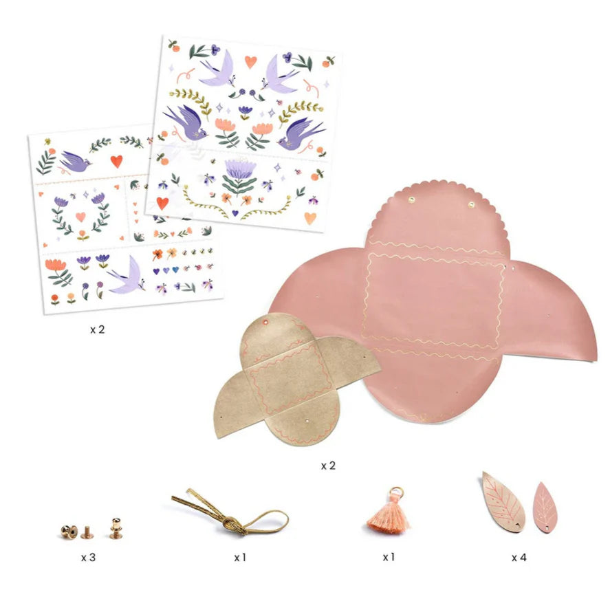 Sweet Fashionista Pouches DIY Craft Kit