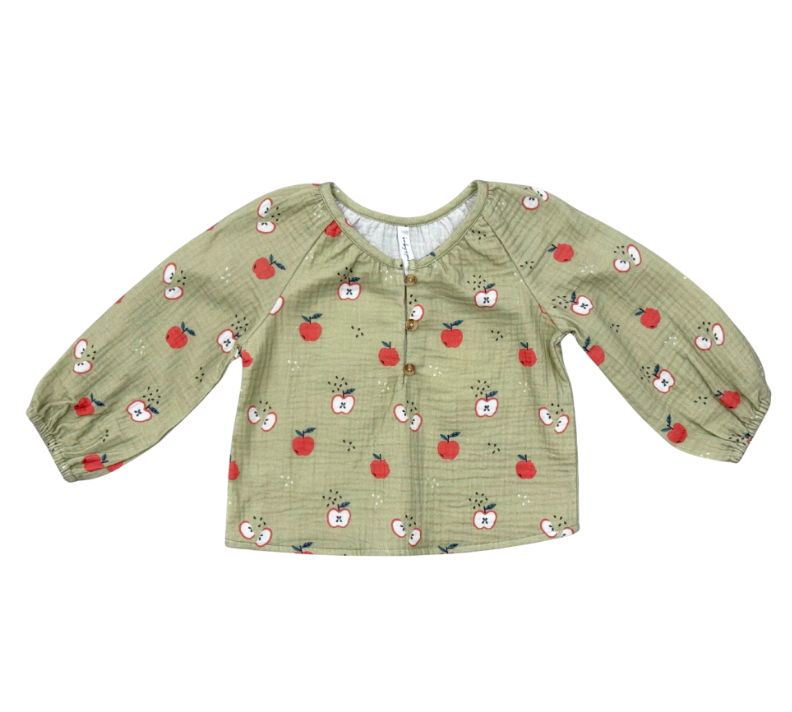 Girl's Cotton Gauze Blouse