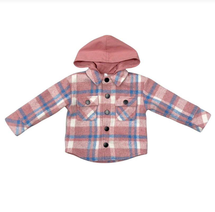 Kid's Hooded Shacket