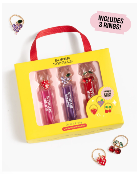 Gloss It Fruity Lip Gloss Ring Set