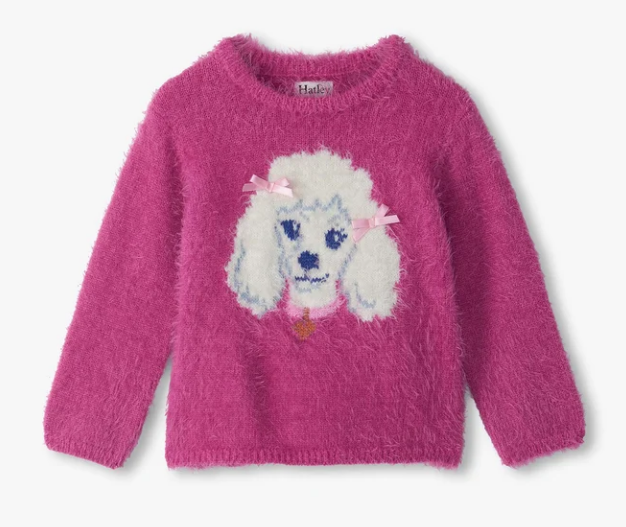 Baby & Toddler Girls Posh Poodle Furry Sweater