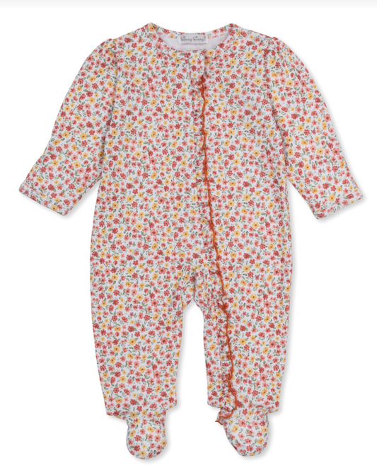 Fall Floral Garden 2 Zip Footie