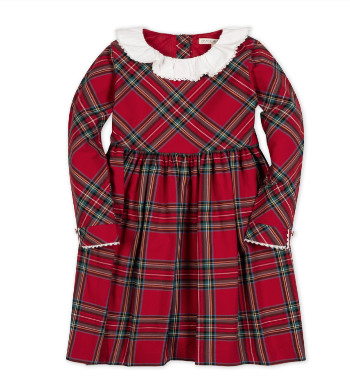 ORGANIC RUFFLE COLLAR PARTY DRESS