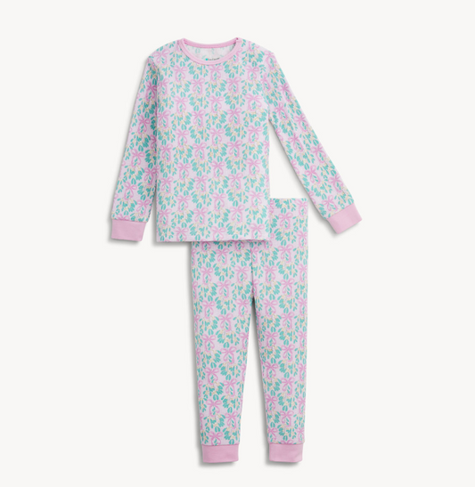 Mistle Bow Waffle LS LNG Pant PJ