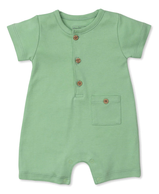 Kissy Love Green Short Playsuit