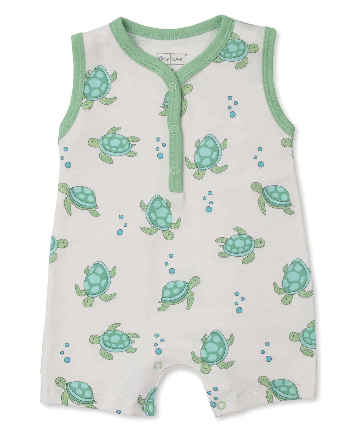 Kissy Love Playful Turtles Sleeveless Playsuit