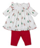 Kissy Love Christmas Deer Cheer Dress Set