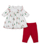 Kissy Love Christmas Deer Cheer Dress Set