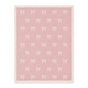 Sweet Bow - Organic Cotton Knit Baby Blanket