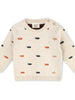 Organic Cotton Fishes Jacquard Sweater