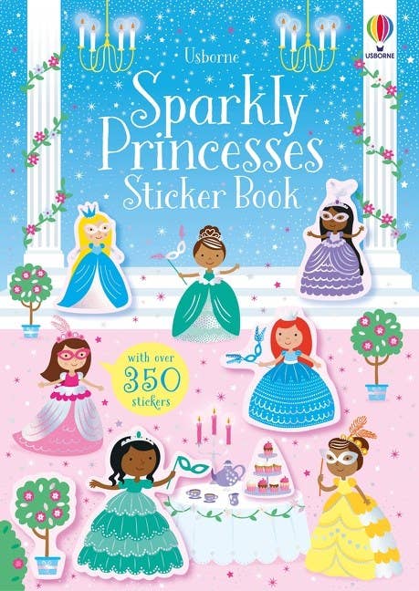 Sparkly Princesses Sticker Book : Usborne