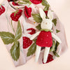 Organic Cotton Strawberry Blanket