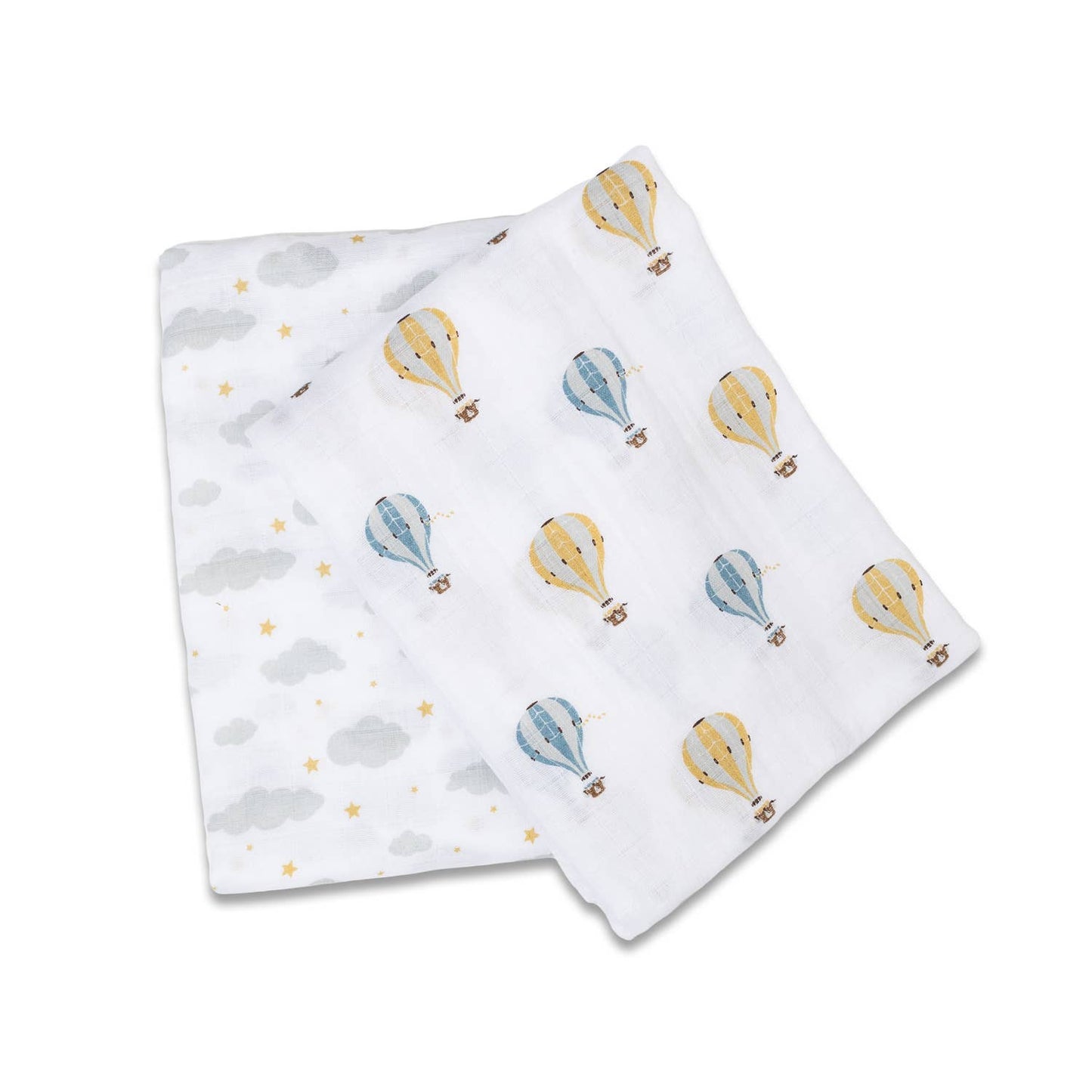 Cotton Swaddle Pack - Hot Air Balloons & Cloud