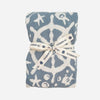 Organic Cotton Blanket- Summer Ocean