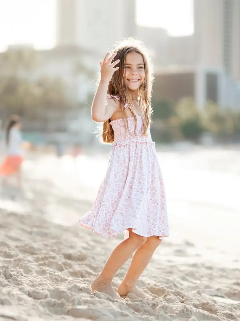 Shell-Abrate Bamboo Smocked Dress