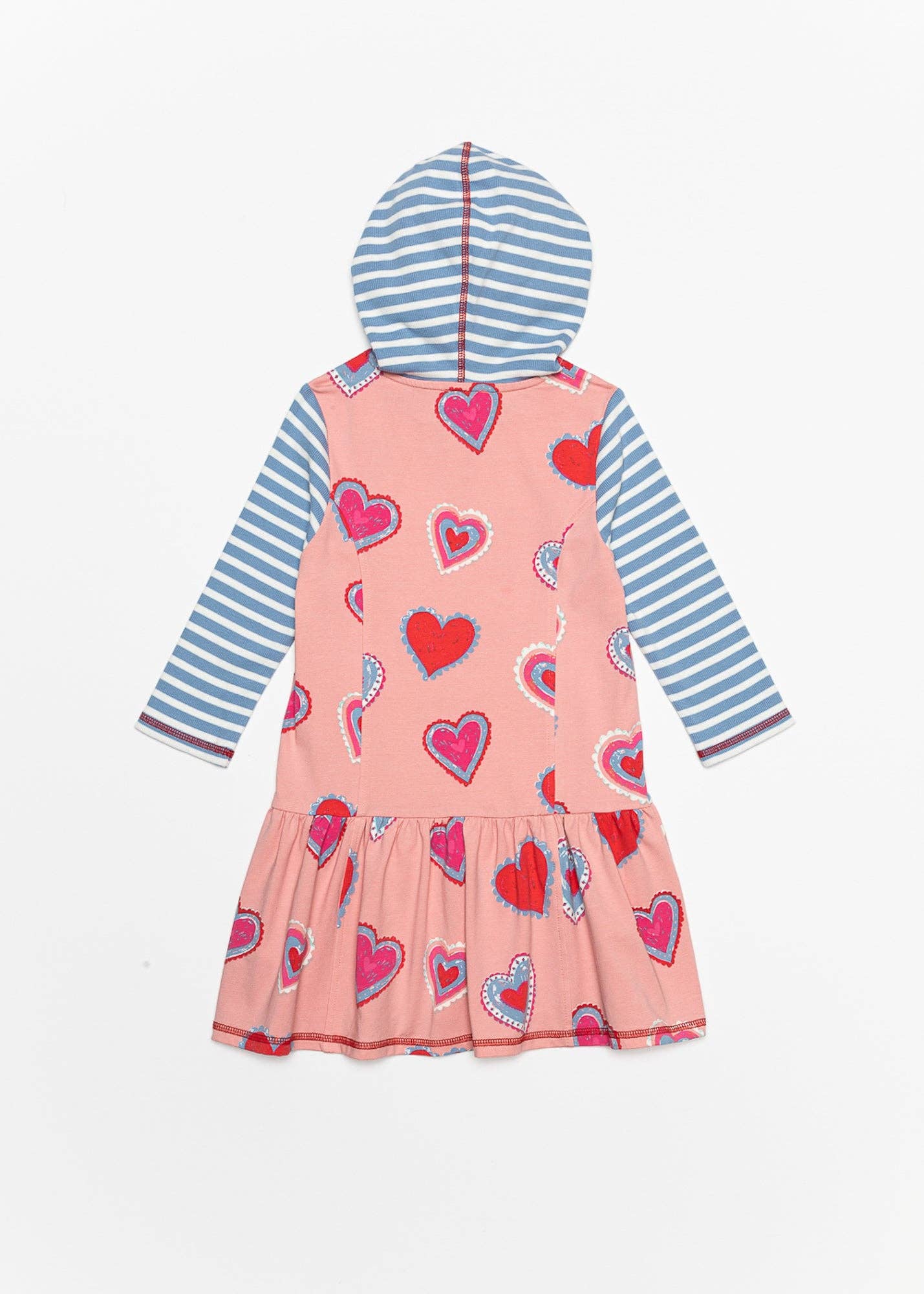 Hooded Hearts Dress