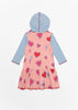 Hooded Hearts Dress