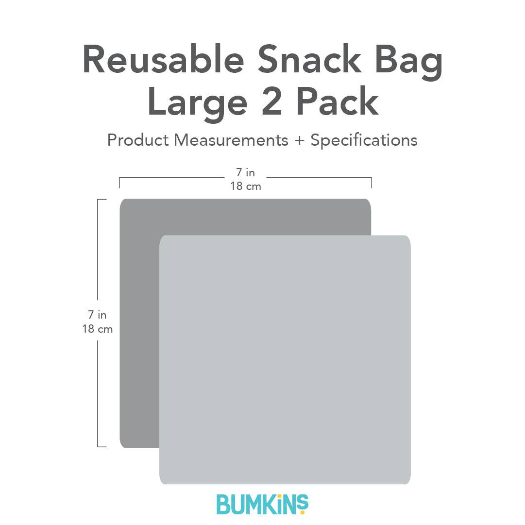 Reusable Snack Bag- 2pack Coastal