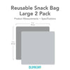 Reusable Snack Bag- 2pack Coastal