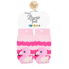 Rattle Socks- Flamingo