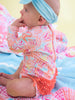 Long Sleeve One Piece- Sunset Seashells
