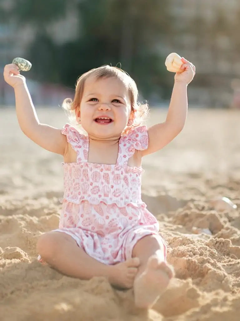 Shell-Abrate Bamboo Smocked Dress