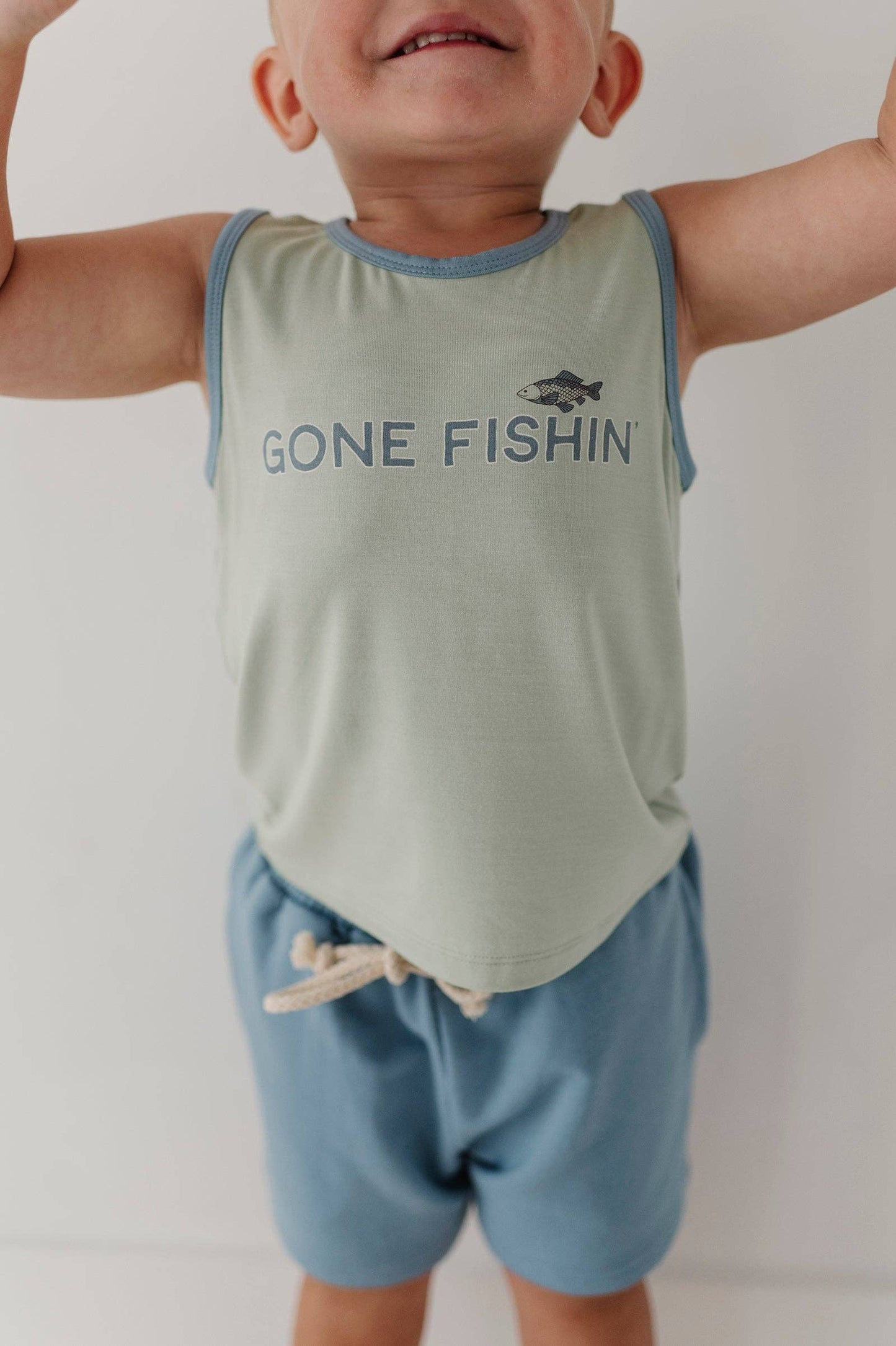 Bamboo Tank Top- Gone Fishin