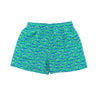 St. Simons Swim Trunk-Green Shark