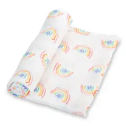 100% Cotton Muslin Swaddle- Multiple Prints