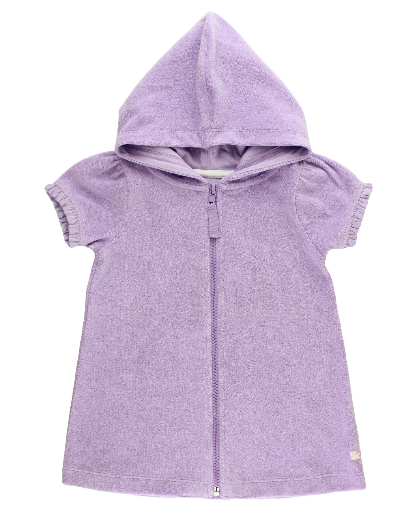 Terry Full-Zip Cover Up Lavender