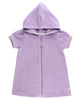 Terry Full-Zip Cover Up Lavender