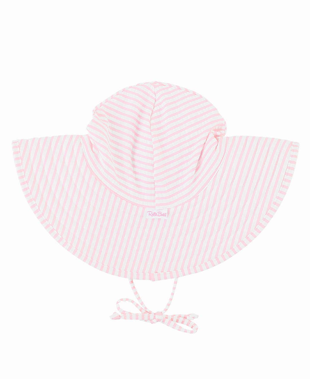 UPF50 Pink Seersucker Hat