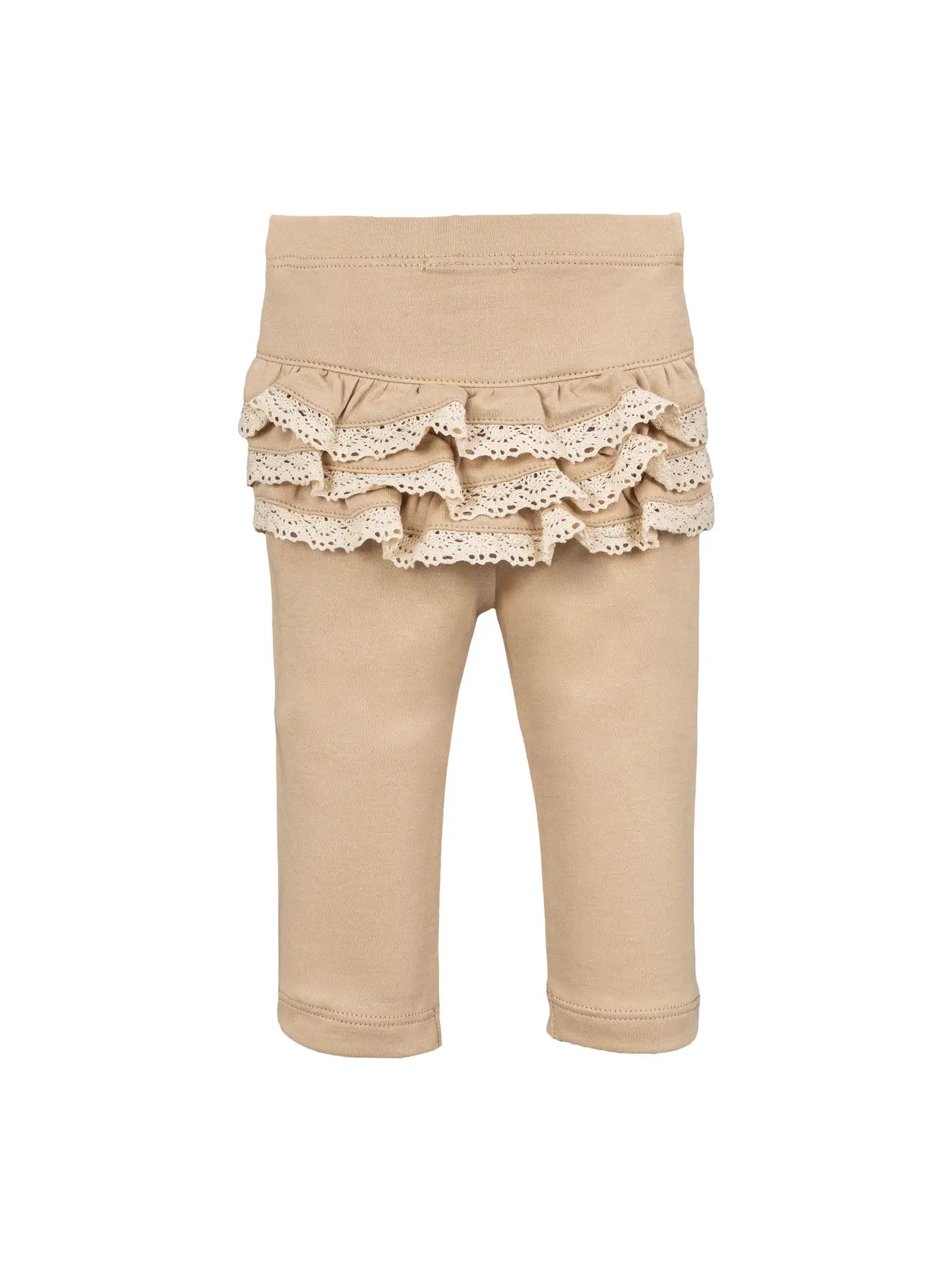 Pima Cotton Ruffle Leggings