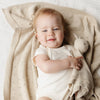 Organic Cotton Pique Blanket- Birch