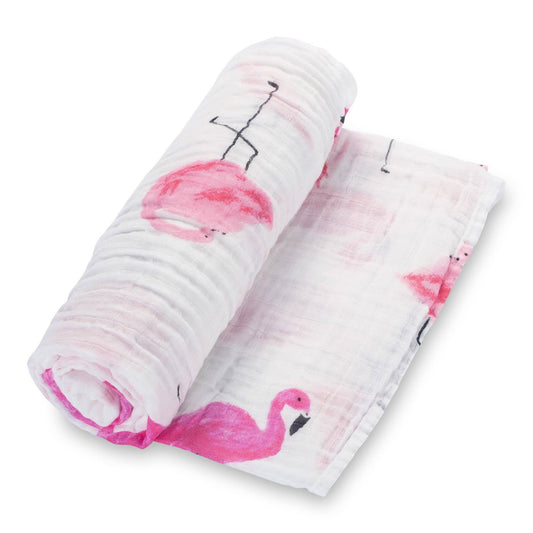 Baby Muslin Swaddle Blanket 47x47 Flamazing