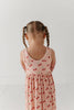 Henley Tank Dress- Cherries